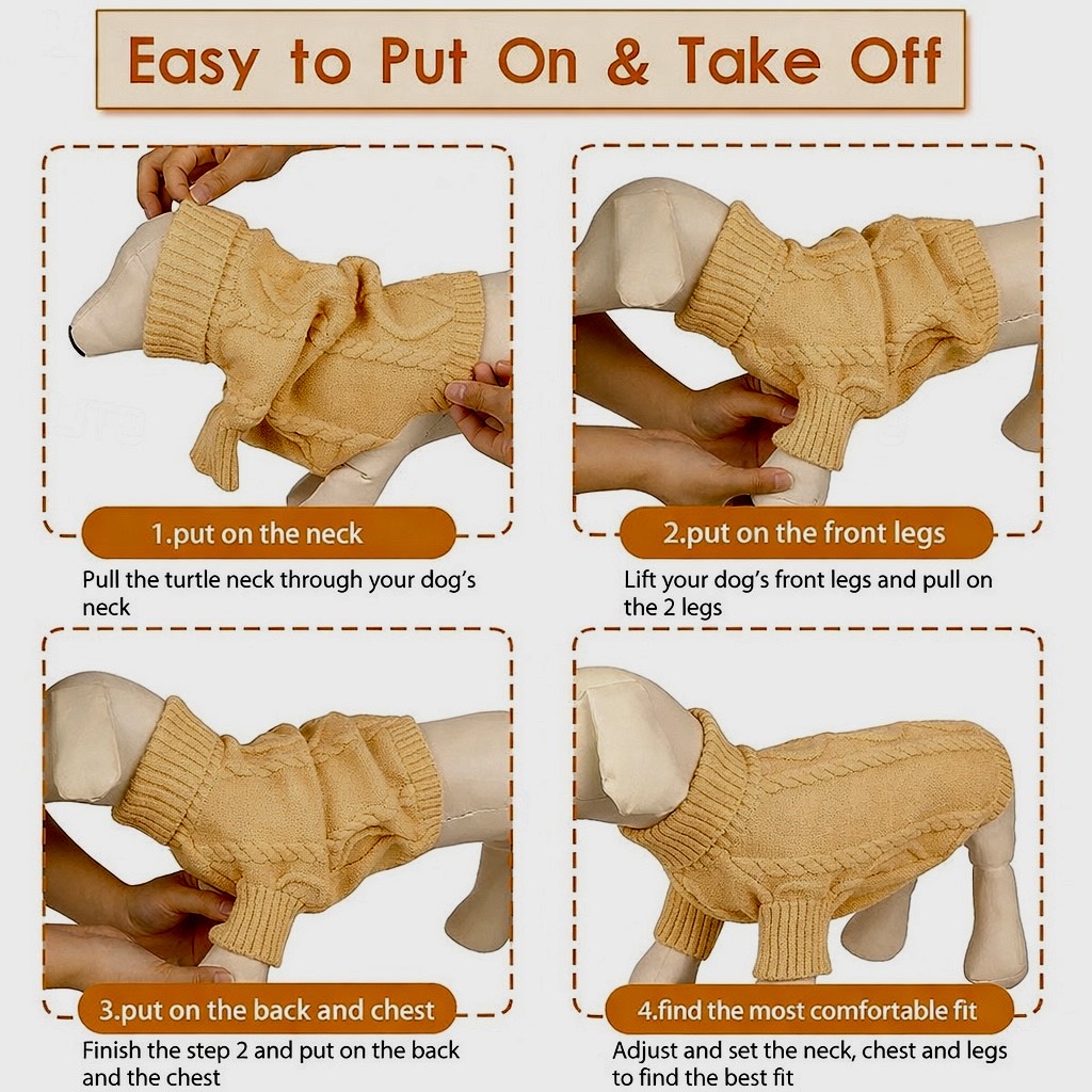 Blinkodog™ Cozy Winter Fleece Sweater